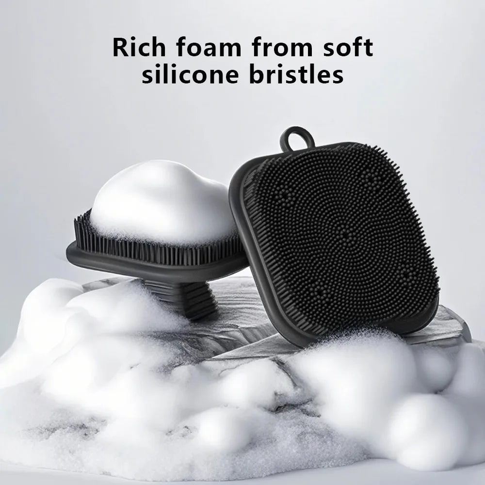 Facial Silicone Square Cleaning Brush Scrubber