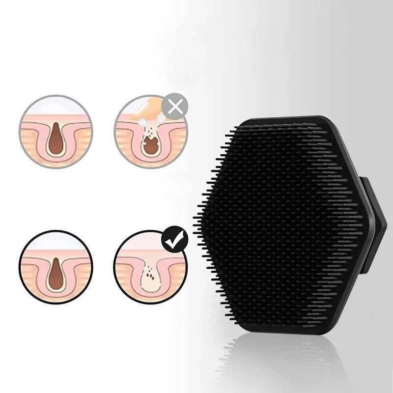 Men Facial Silicone Cleaning Brush Scrubber
