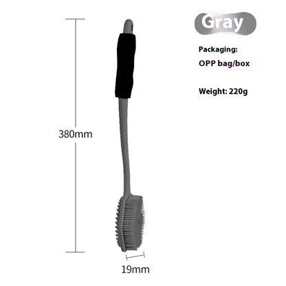 Silicone O-Shape Bath Brush & Body Massage Cleaner