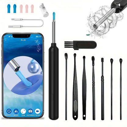 Rechargeable Earwax Removal Kit with HD Camera & 6 Tips