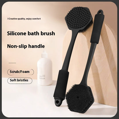 Silicone O-Shape Bath Brush & Body Massage Cleaner
