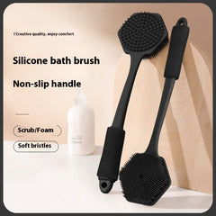 Silicone O-Shape Bath Brush & Body Massage Cleaner