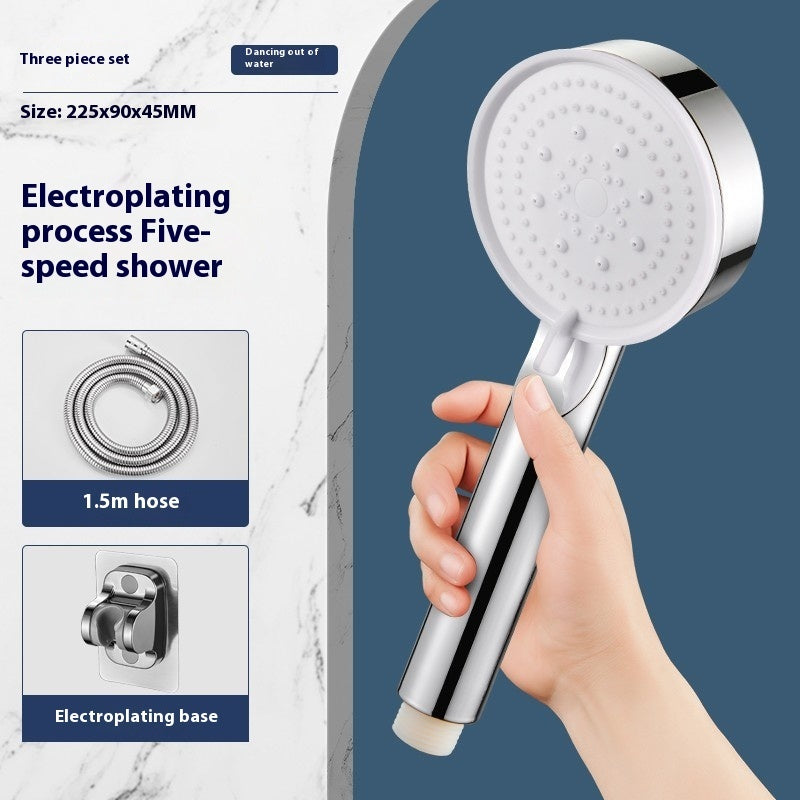 Supercharged Shower Nozzle Set – High-Pressure Shower Head for Home