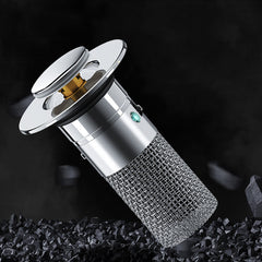 Long Press Bounce Pop-Up Sink Drain Filter
