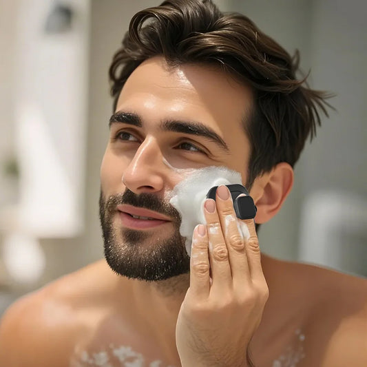 Facial Silicone Square Cleaning Brush Scrubber