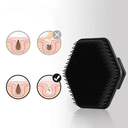 Men Facial Silicone Cleaning Brush Scrubber