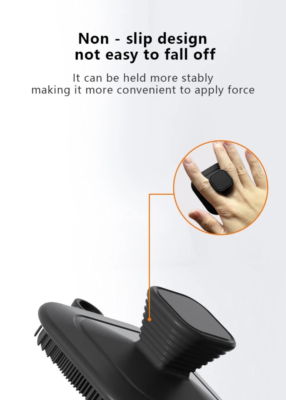 Facial Silicone Square Cleaning Brush Scrubber