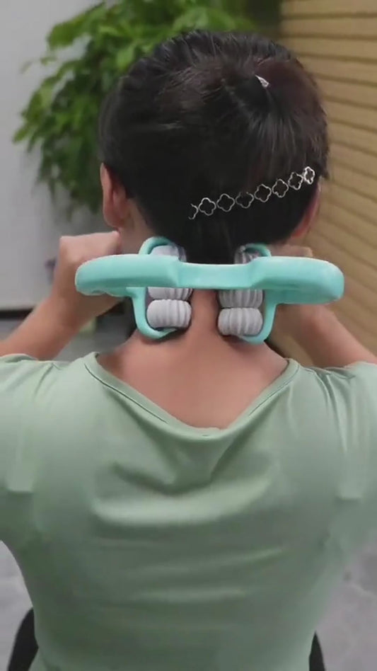 Six-Wheel Neck Massager